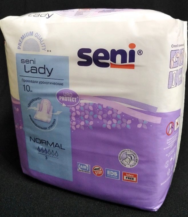 Прокладки урологич. Seni Lady Normal 9*28см
