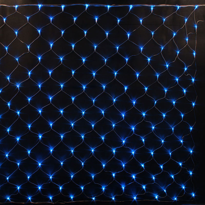 Гирлянда сетка LED светодиод. 3*2 синяя