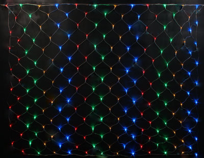 Гирлянда сетка LED светодиод. 2*2 цветная