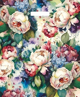 Пак с выруб. руч 38*45 60мик "Кремовые цветы" (50/500)