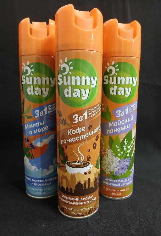 Освежитель воздуха "Sunny Day" 300 мл.