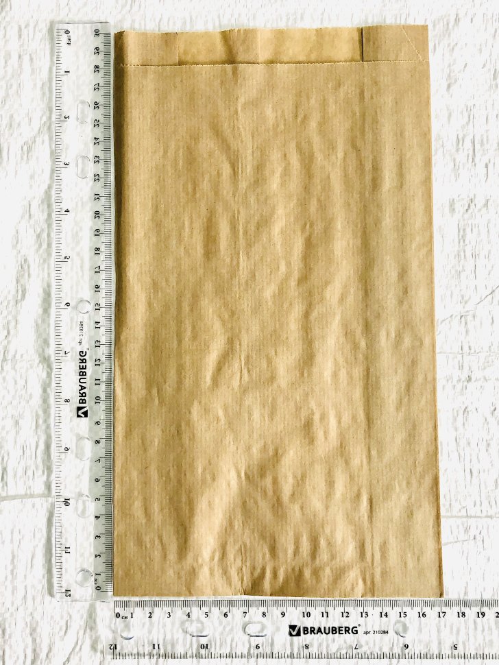 Пакет бумажный крафт 170*300*70 (2500) без ручек